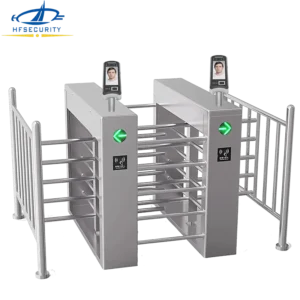 Half-height-Electric-Dual-Channel-Turnstile