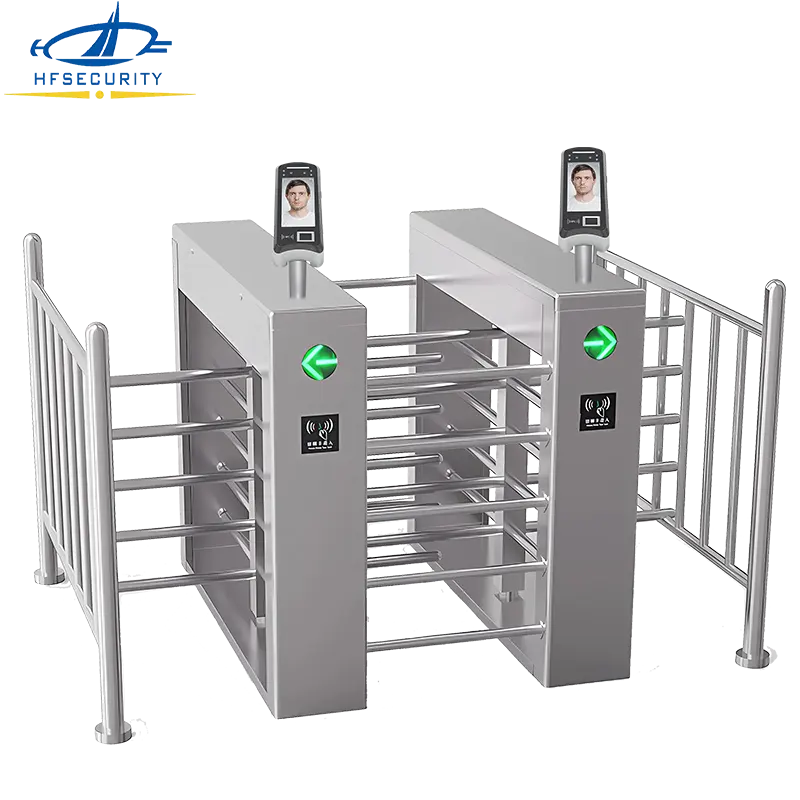Half-height-Electric-Dual-Channel-Turnstile
