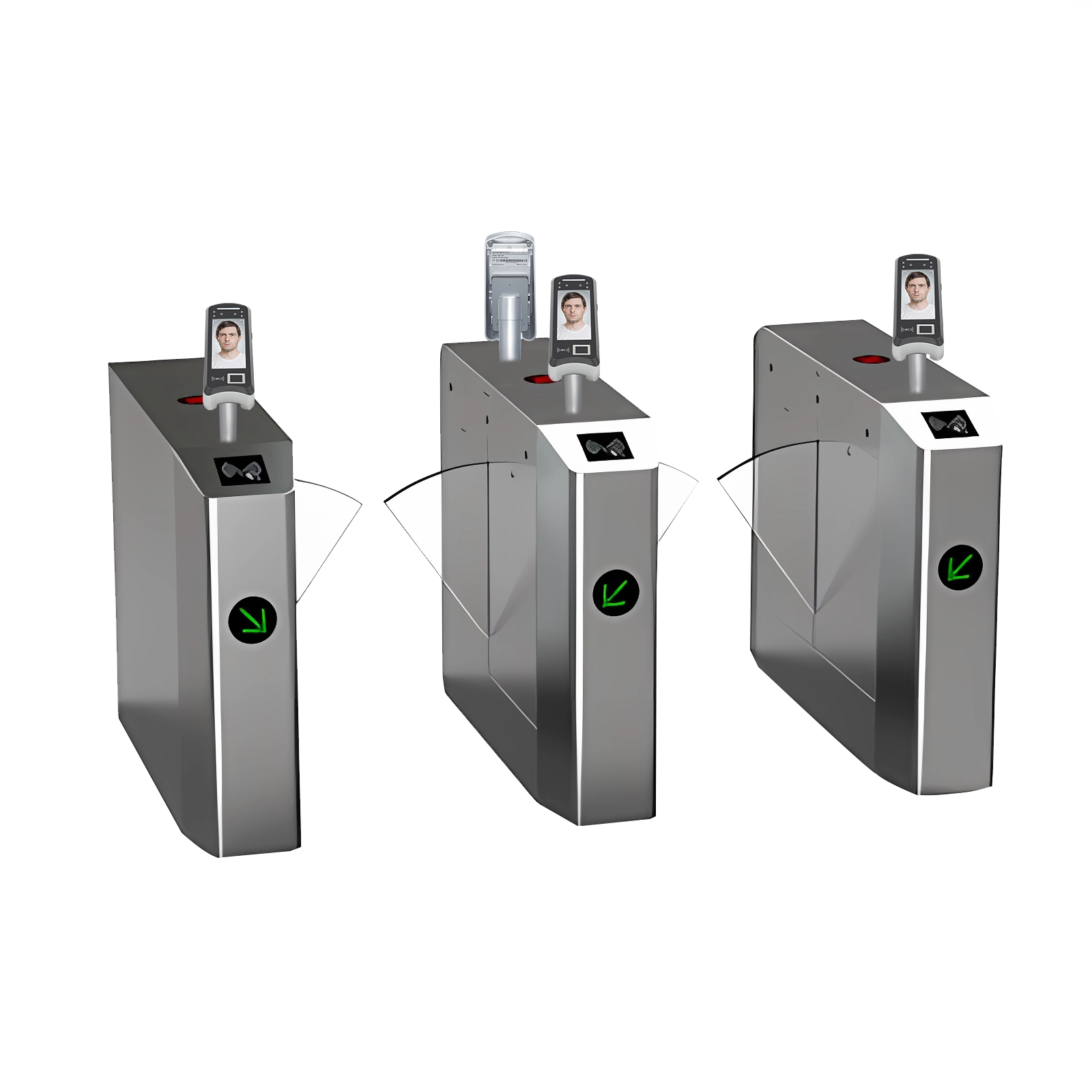 Electrostatic wing gate