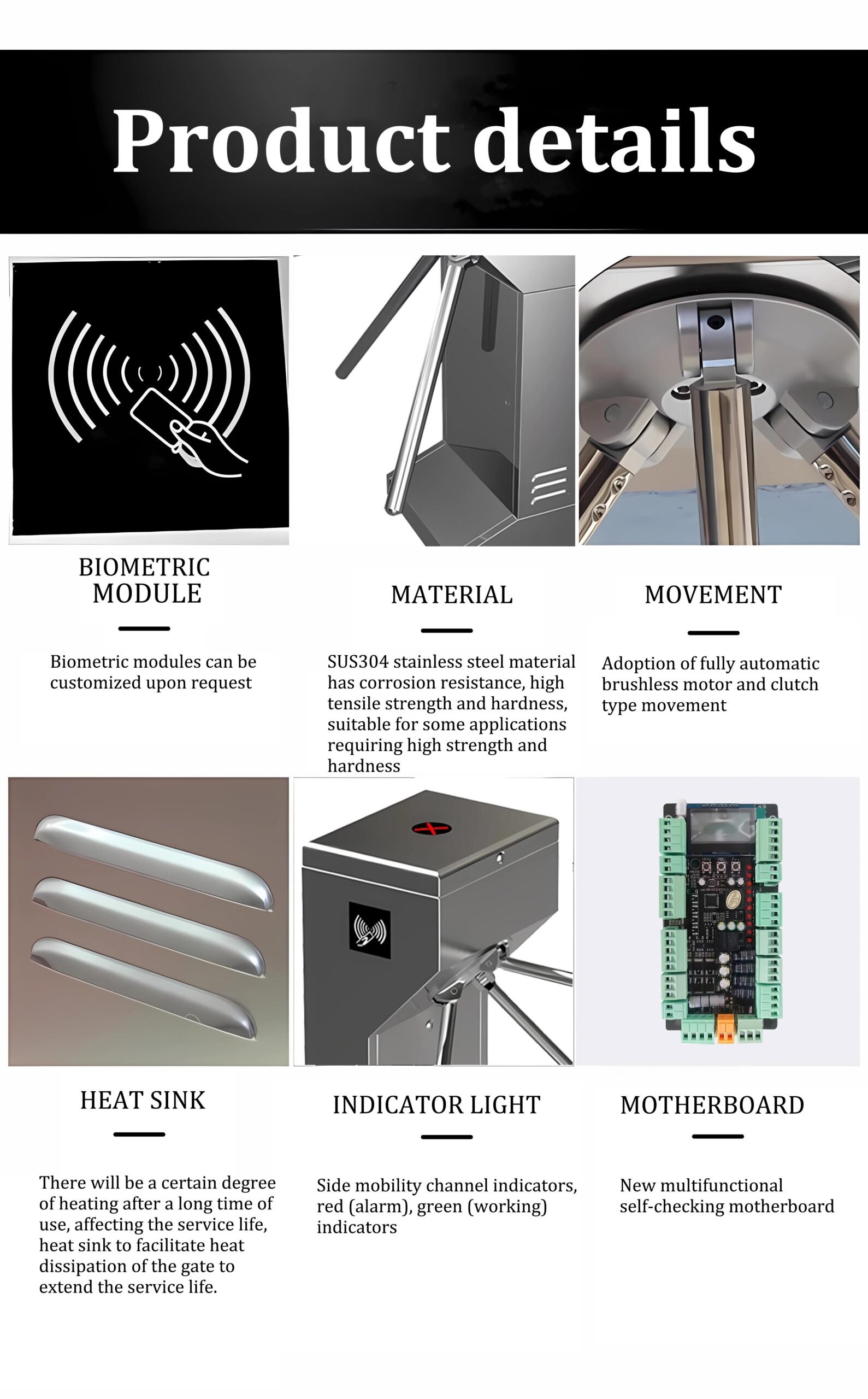 Tripod Turnstile HF-TRO1-1