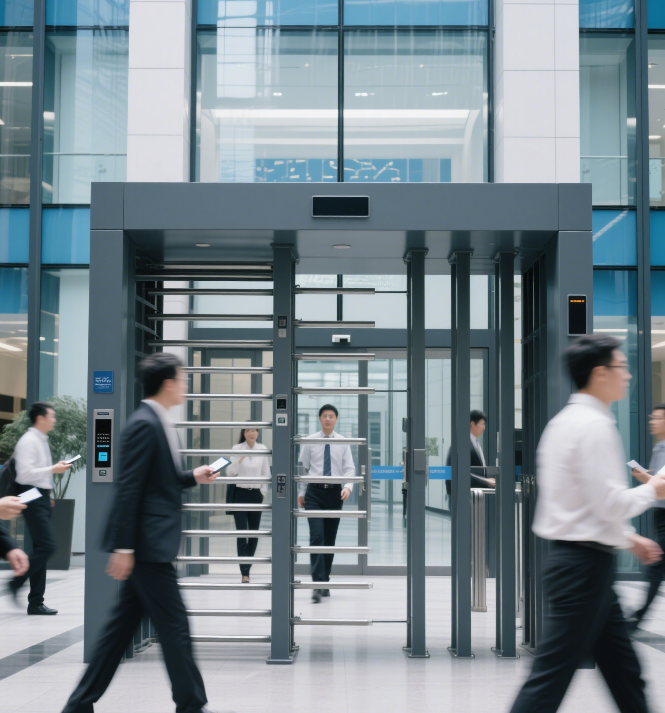 Full height gate used in company