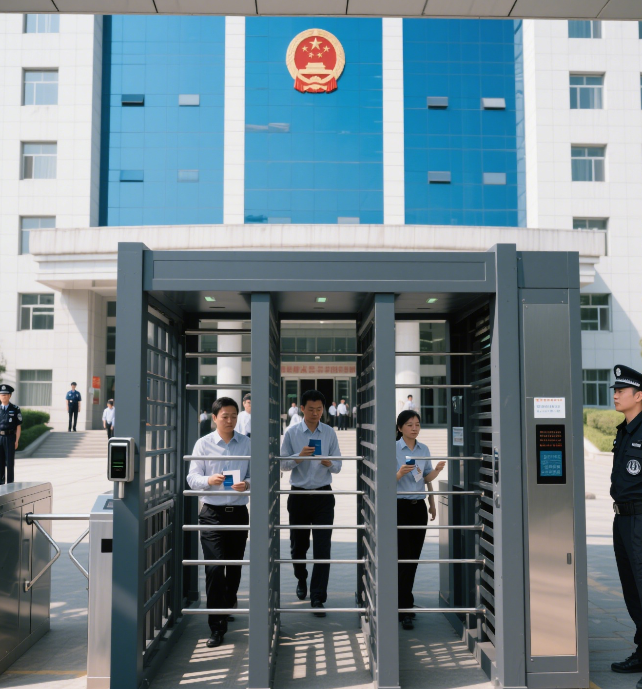 Full height gates are used in government