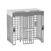 Full-height Dual-channel Square Turnstile