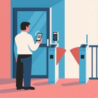 QR code turnstile solution