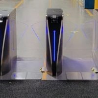 flap barrier turnstile gate for factory